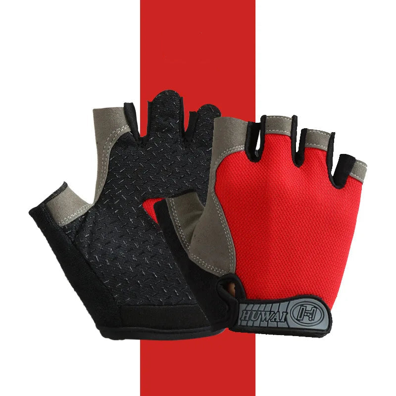 Gants de sport demi-doigts antidérapant