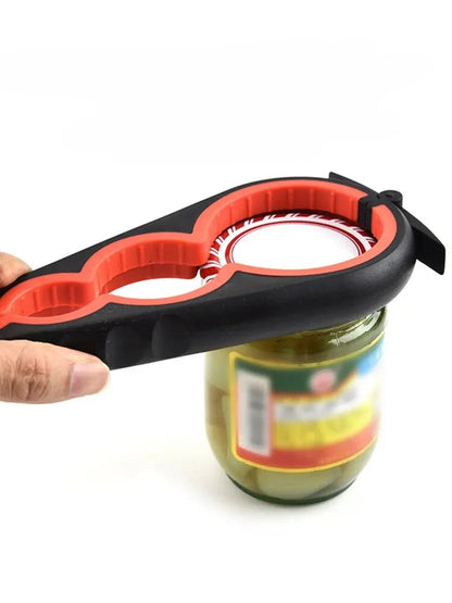 Ouvre-bouteille multifonction 4-en-1