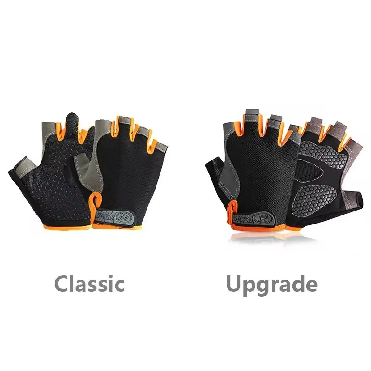 Gants de sport demi-doigts antidérapant