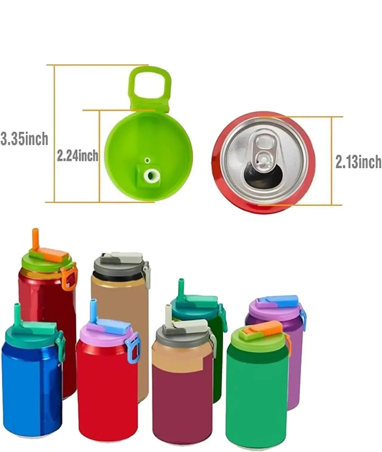Couvercle de canette réutilisable