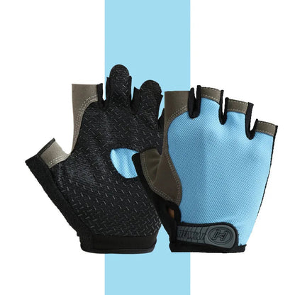 Gants de sport demi-doigts antidérapant